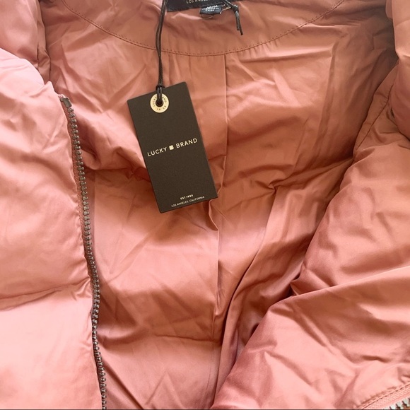 🌸New🌸 Lucky Brand Missy Pillow Puffer Jacket M - Picture 5 of 12